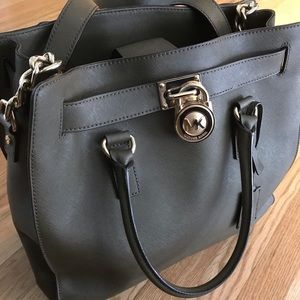 Michael Kors Olive Green Hamilton Tote -Large-